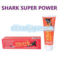 Shark Super Power  男性マッサージゲル自信増大クリーム  一件入り入/箱×10箱（10件）